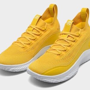 Size 9.5 - Under Armour Curry TB FLOW YELLOW 8NM BASKETBALL SHOES